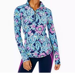 High Tide Navy Pineapple Paradise Pullover Size Lg